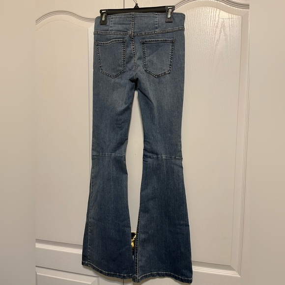 Free People Denim Flare Jeans - Picture 3 of 6